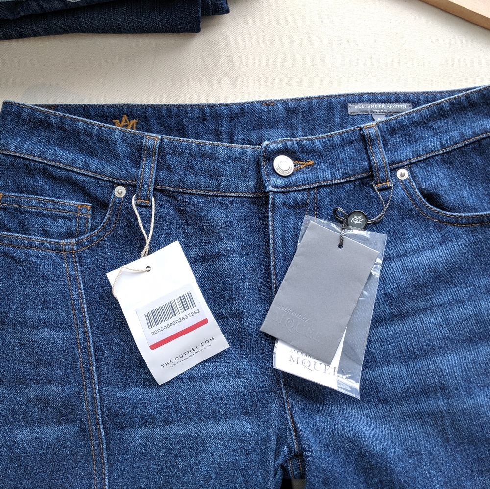 Alexander McQueen • Panelled Kick Flare Jeans - Picture 8 of 10